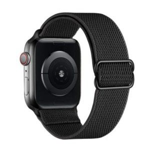 NEW BAND Black Nylon Adjustable Strap For Apple Watch